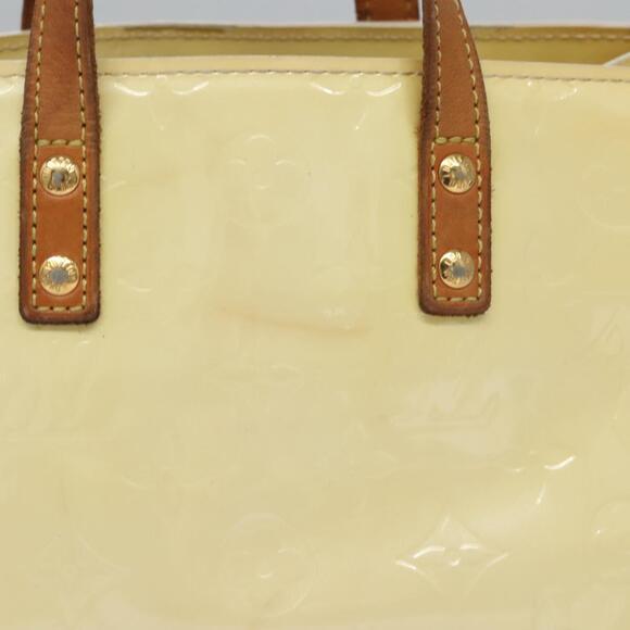 LOUIS VUITTON Monogram Vernis Reade PM Hand Bag Perle M91336 - Picture 5 of 13
